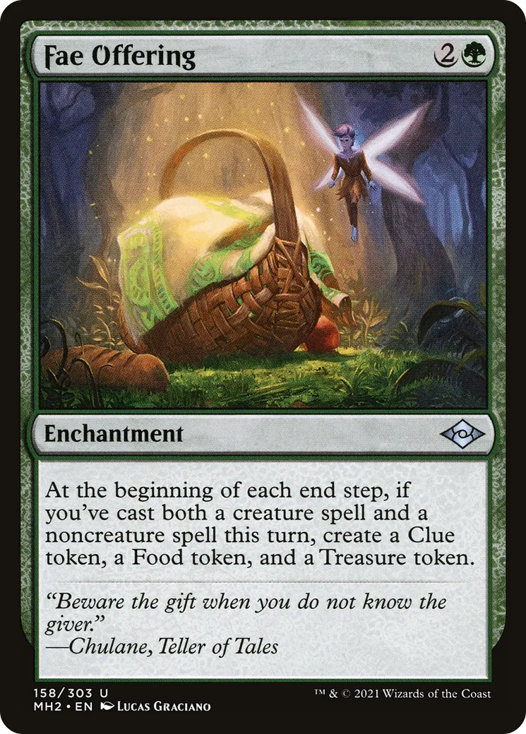 Offrande aux faes — Modern Horizons 2 — Magic: The Gathering
