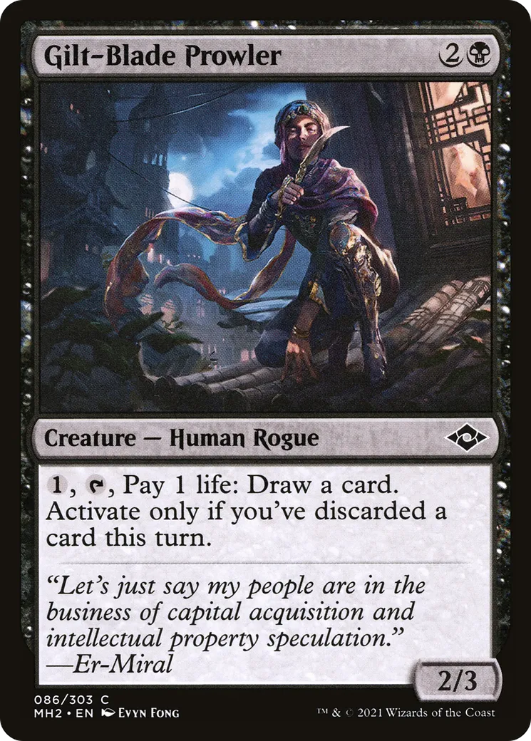 Gilt-Blade Prowler — Modern Horizons 2 — Magic: The Gathering