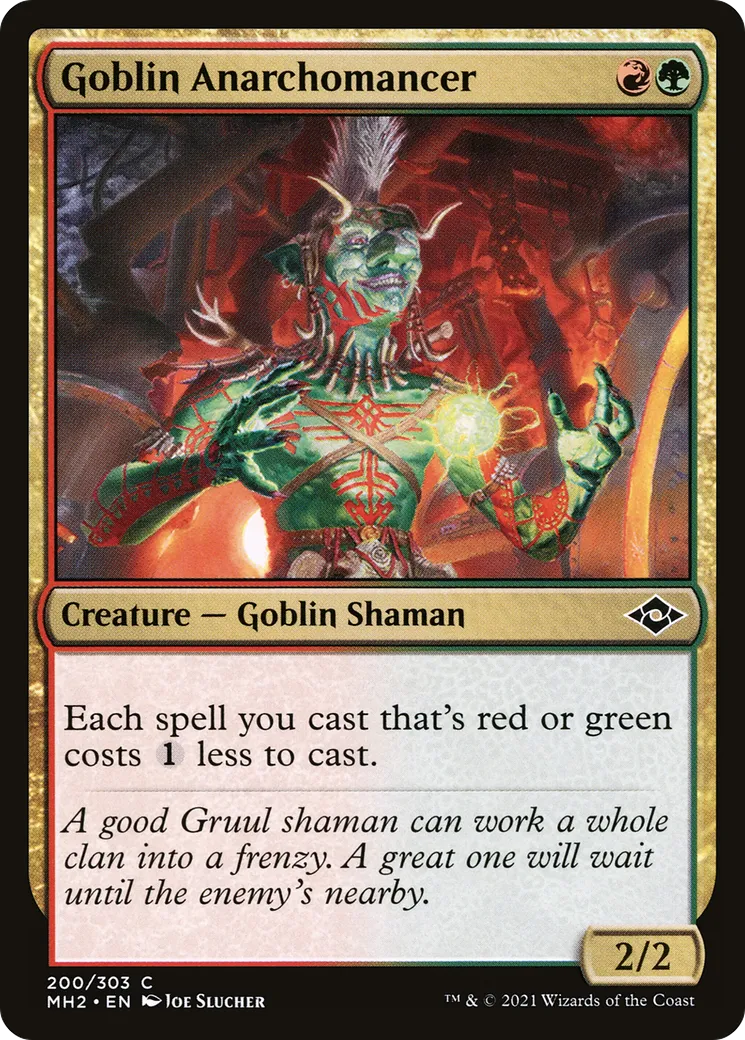 Goblin Anarchomancer — Modern Horizons 2 — Magic: The Gathering