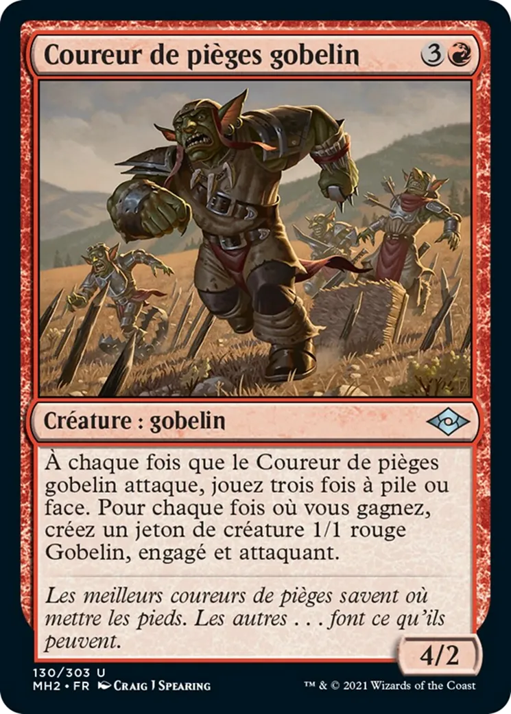Coureur de pièges gobelin — Modern Horizons 2 — Magic: The Gathering
