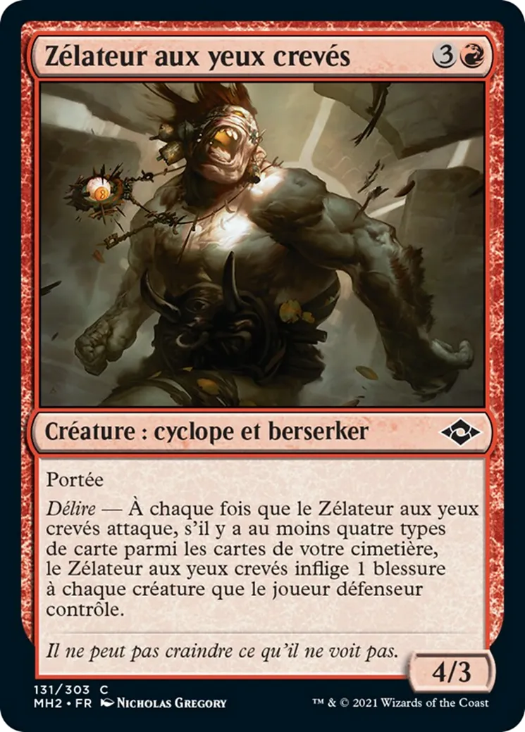 Zélateur aux yeux crevés — Modern Horizons 2 — Magic: The Gathering