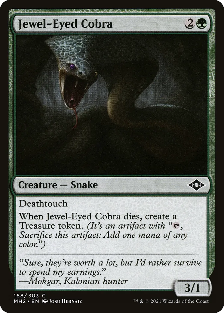 Jewel-Eyed Cobra — Modern Horizons 2 — Magic: The Gathering