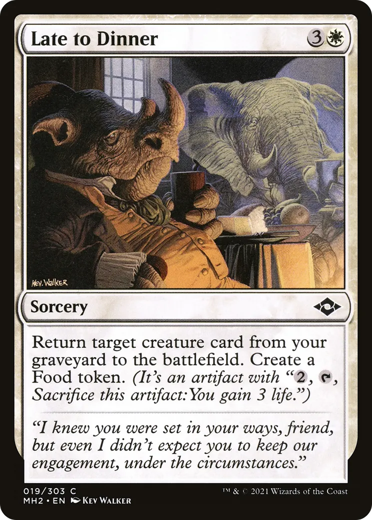 En retard pour le dîner — Modern Horizons 2 — Magic: The Gathering