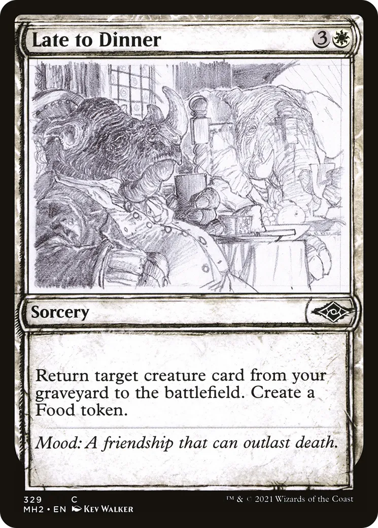 En retard pour le dîner — Modern Horizons 2 — Magic: The Gathering