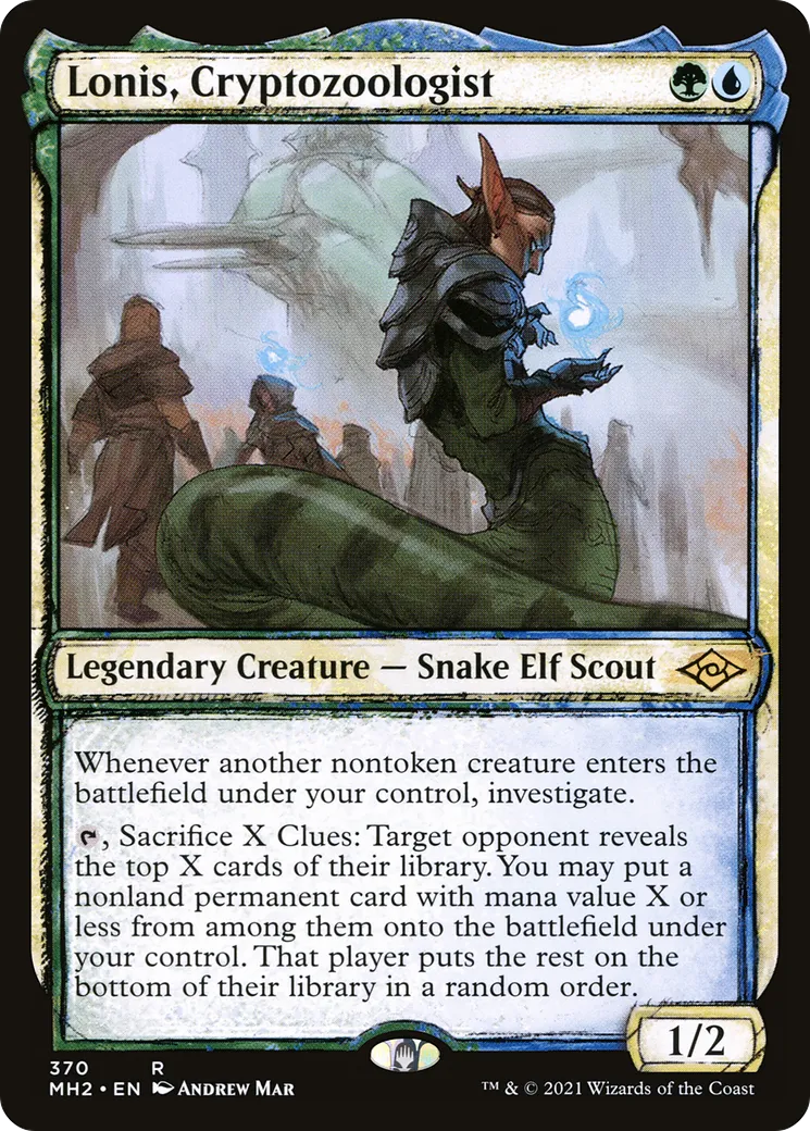 Lonis, Cryptozoologist — Modern Horizons 2 — Magic: The Gathering