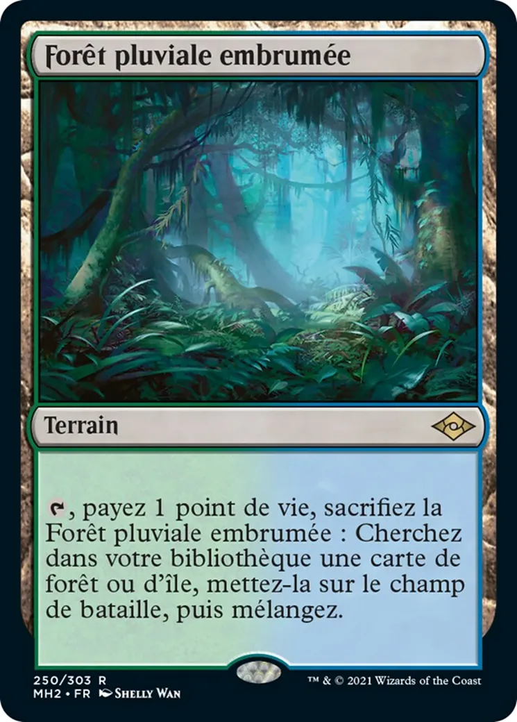 Forêt pluviale embrumée — Modern Horizons 2 — Magic: The Gathering
