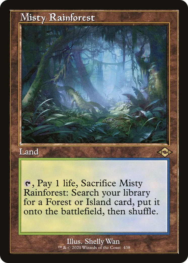 Misty Rainforest from Modern Horizons 2 - Magic: The Gathering