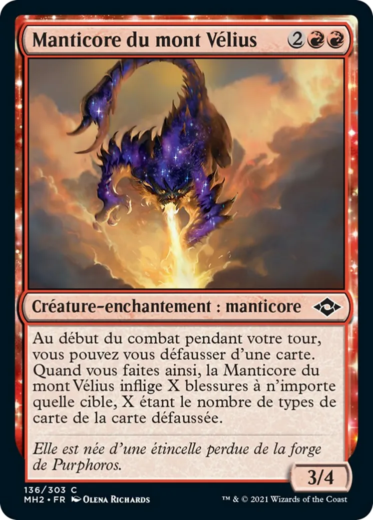Manticore du mont Vélius — Modern Horizons 2 — Magic: The Gathering