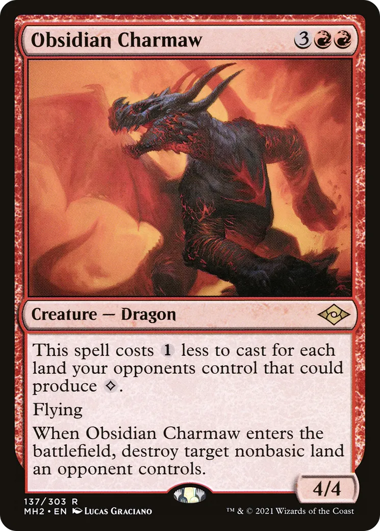 Obsidian Charmaw — Modern Horizons 2 — Magic: The Gathering