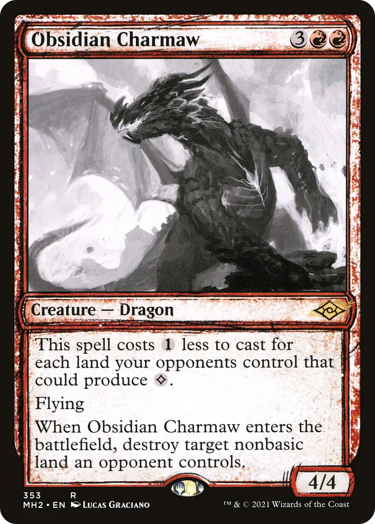 Obsidian Charmaw — Modern Horizons 2 — Magic: The Gathering