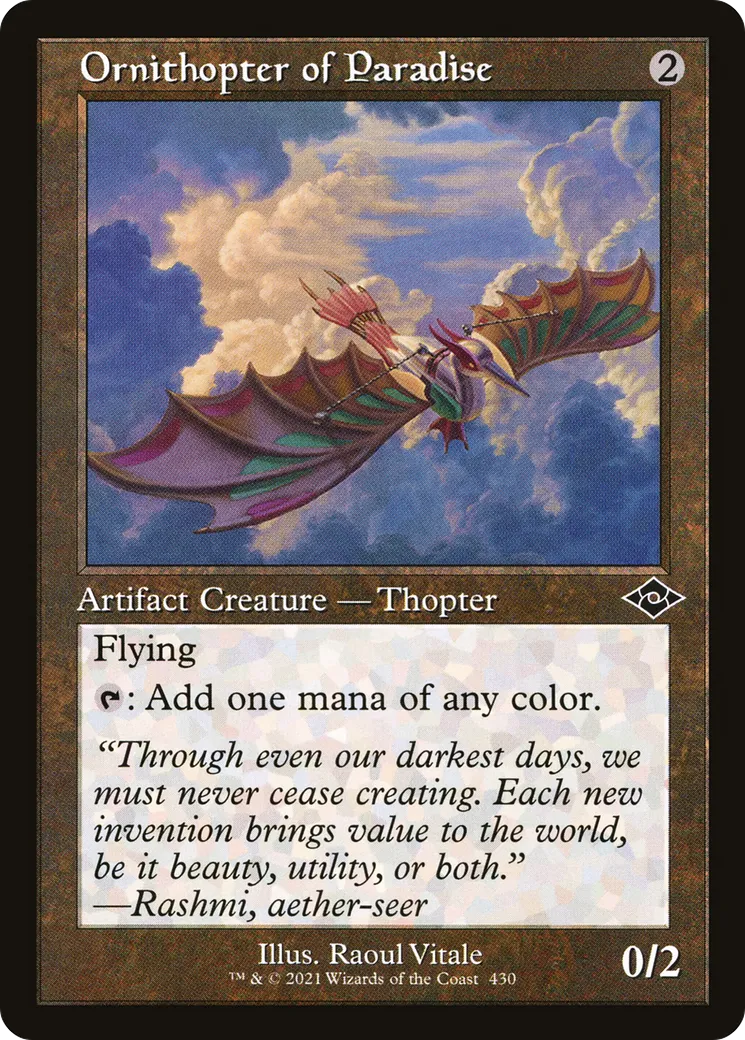 Ornithopter of Paradise — Modern Horizons 2 — Magic: The Gathering