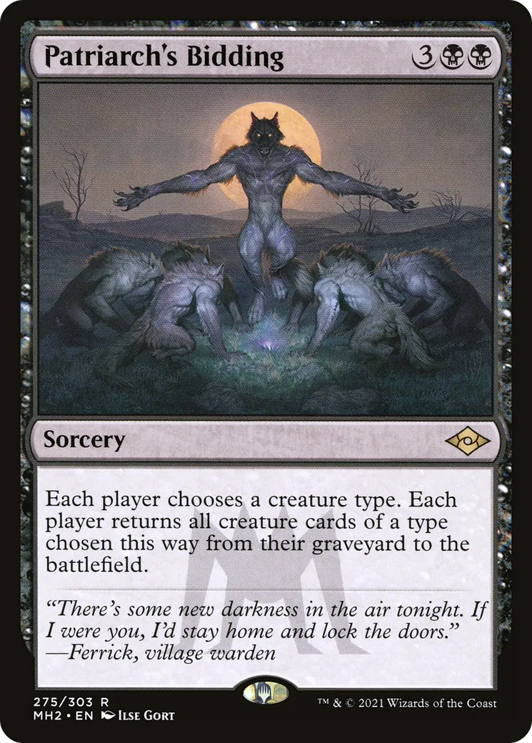 Patriarch's Bidding — Modern Horizons 2 — Magic: The Gathering