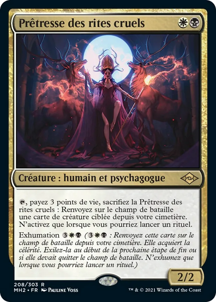 Prêtresse des rites cruels — Modern Horizons 2 — Magic: The Gathering