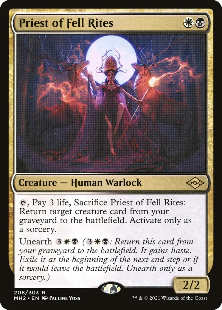 Priest of Fell Rites — Modern Horizons 2 — Magic: The Gathering