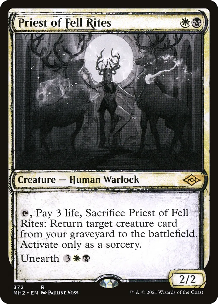 Priest of Fell Rites — Modern Horizons 2 — Magic: The Gathering