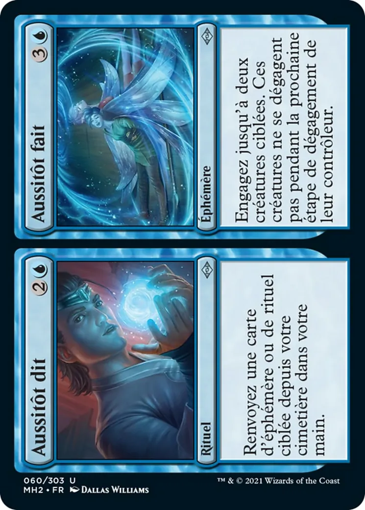 Aussitôt dit // Aussitôt fait — Modern Horizons 2 — Magic: The Gathering