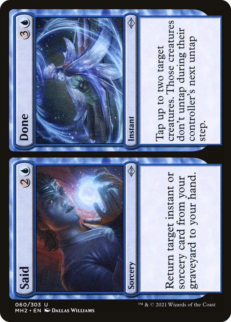 Said // Done — Modern Horizons 2 — Magic: The Gathering