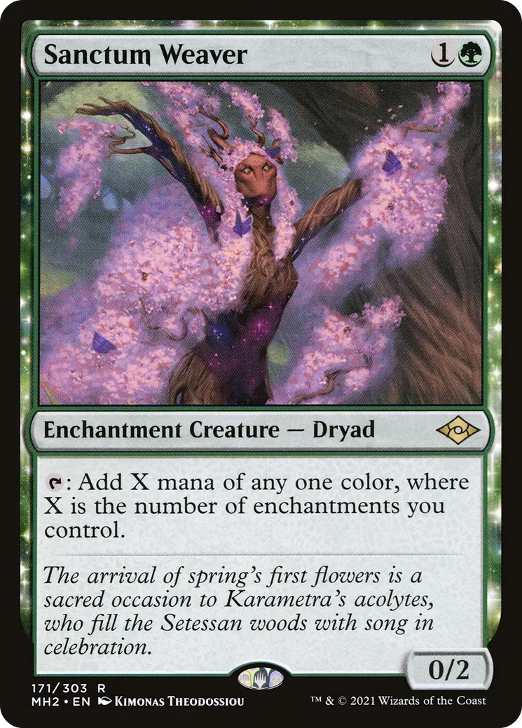 Sanctum Weaver — Modern Horizons 2 — Magic: The Gathering