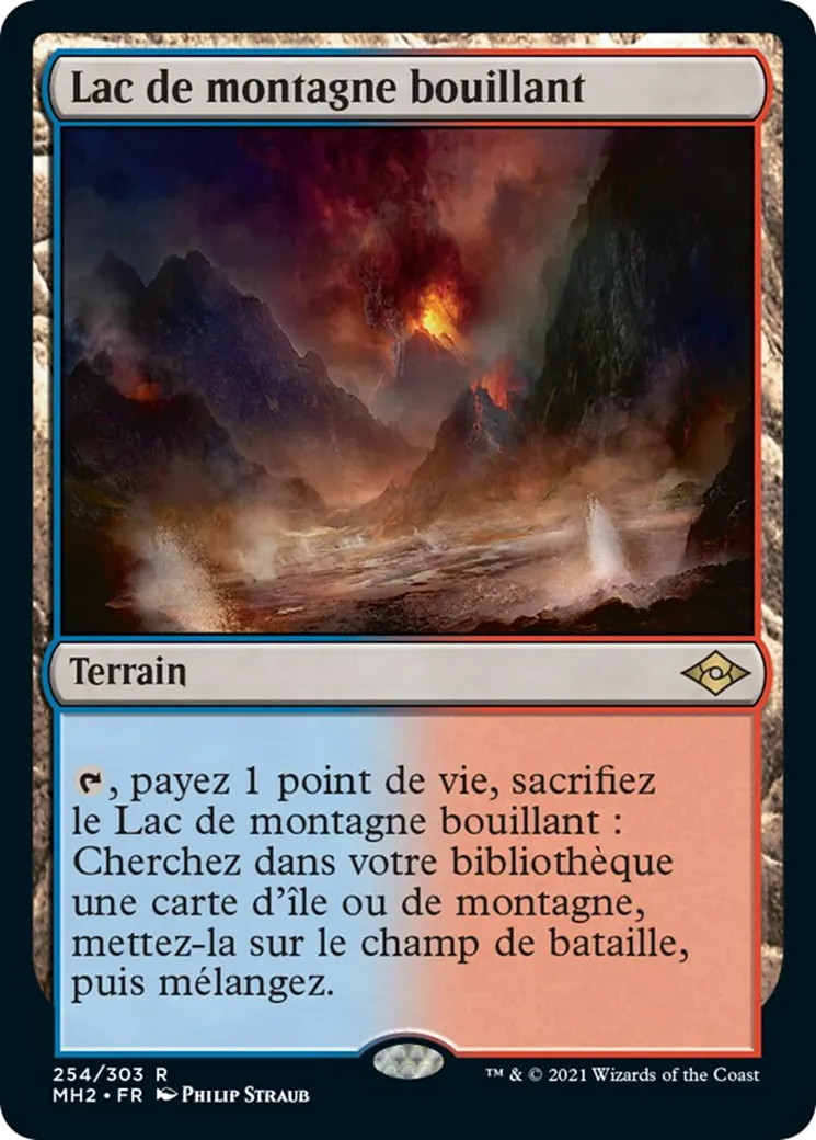 Lac de montagne bouillant — Modern Horizons 2 — Magic: The Gathering