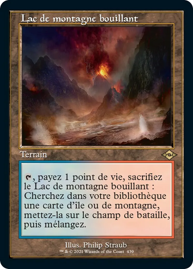 Lac de montagne bouillant — Modern Horizons 2 — Magic: The Gathering