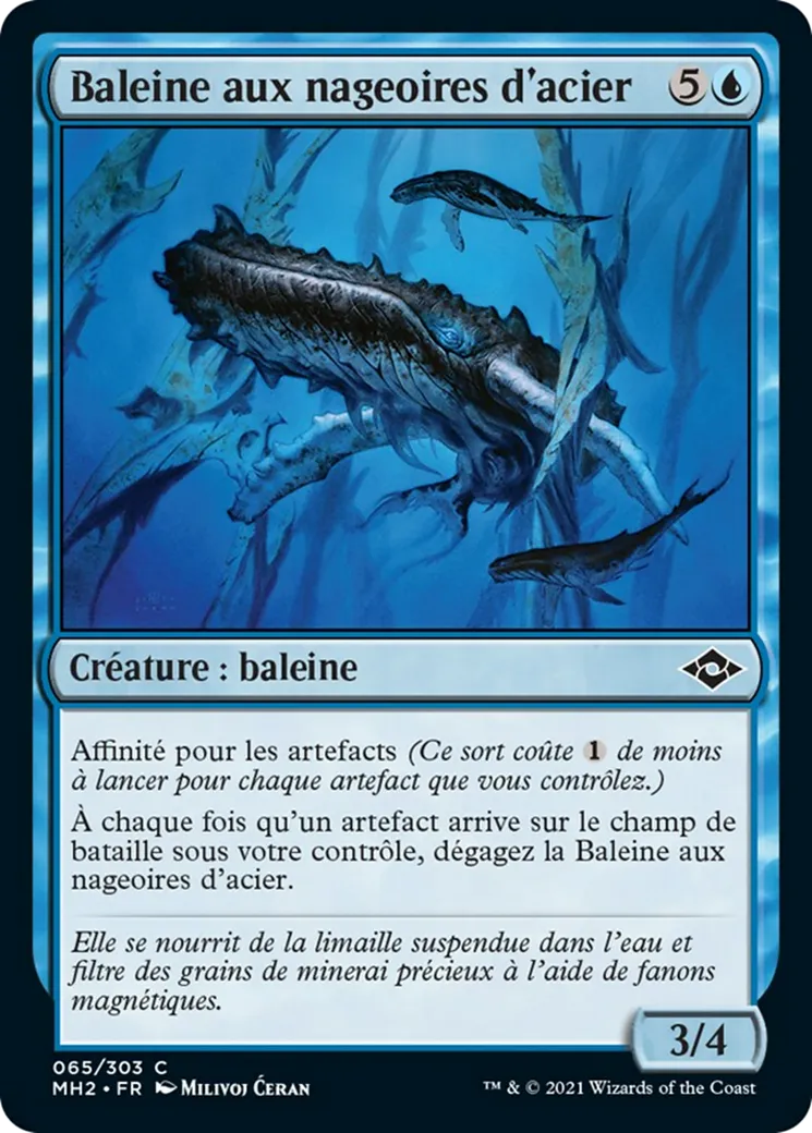 Baleine aux nageoires d'acier — Modern Horizons 2 — Magic: The Gathering