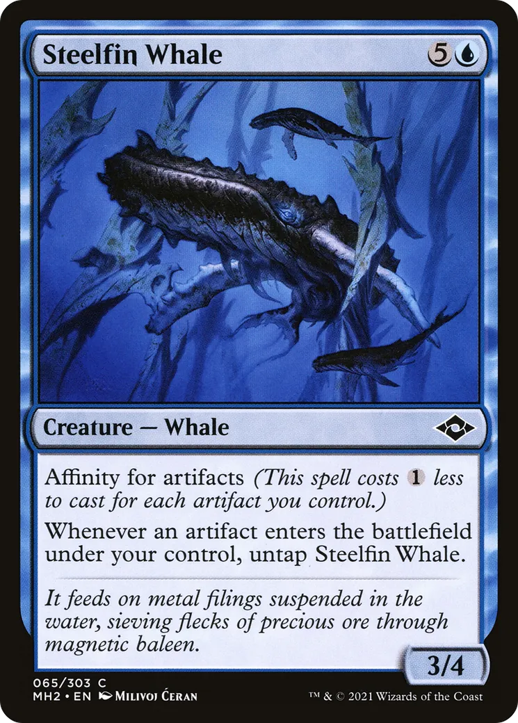 Baleine aux nageoires d'acier — Modern Horizons 2 — Magic: The Gathering