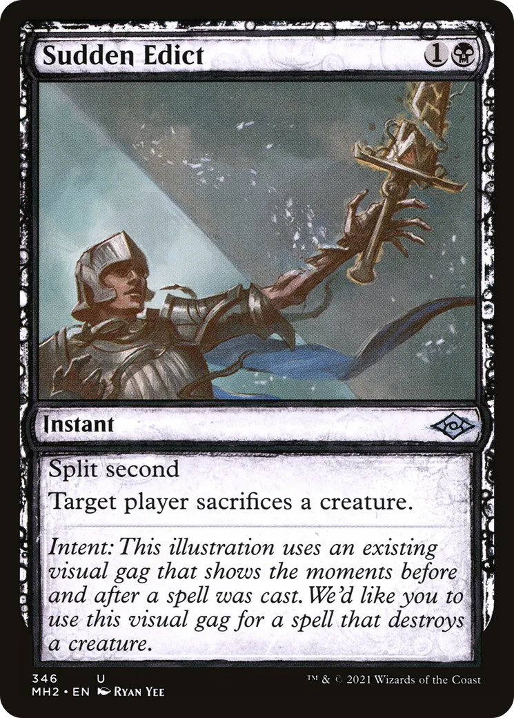 Sudden Edict — Modern Horizons 2 — Magic: The Gathering