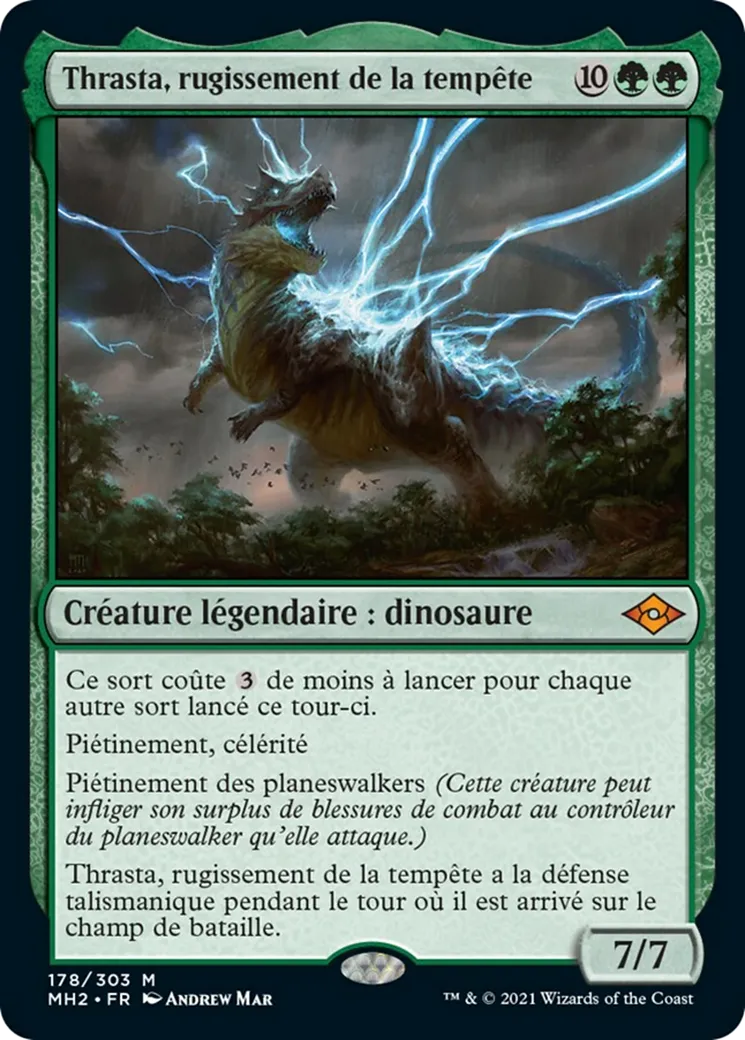 Thrasta, rugissement de la tempête — Modern Horizons 2 — Magic: The Gathering