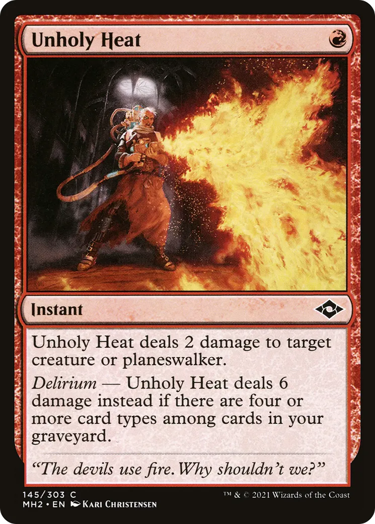 Chaleur impie — Modern Horizons 2 — Magic: The Gathering