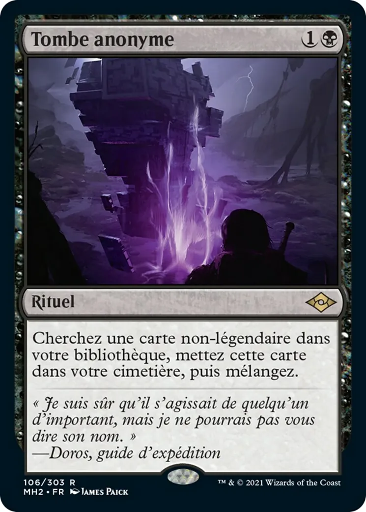 Tombe anonyme — Modern Horizons 2 — Magic: The Gathering