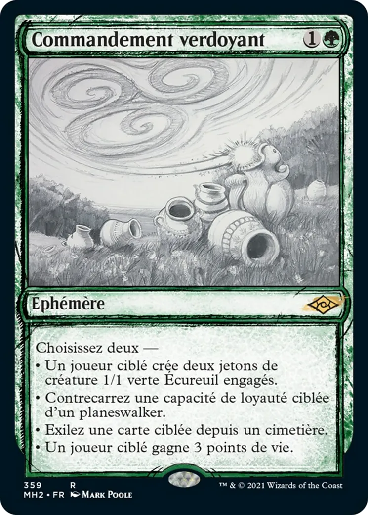 Commandement verdoyant — Modern Horizons 2 — Magic: The Gathering