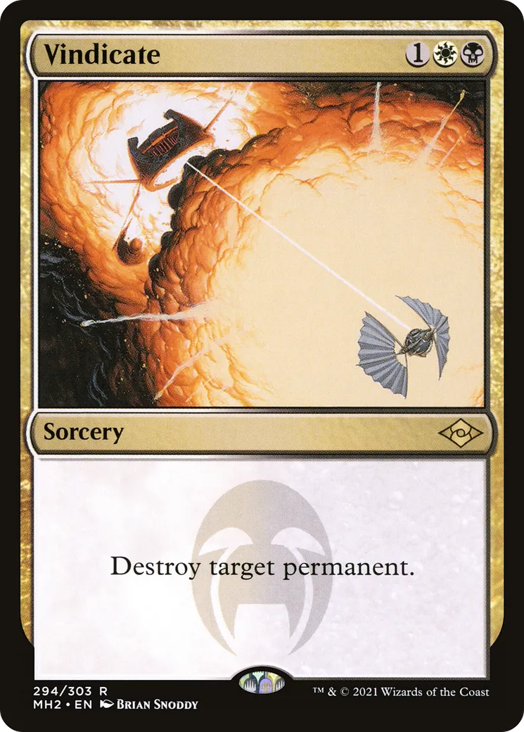 Vindicate from Modern Horizons 2 - Magic: The Gathering