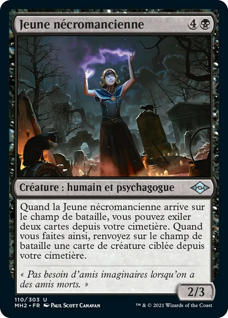Jeune nécromancienne — Modern Horizons 2 — Magic: The Gathering