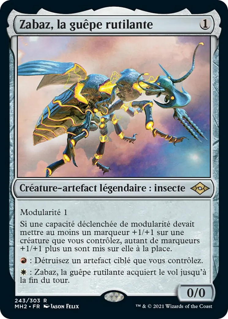 Zabaz, la guêpe rutilante — Modern Horizons 2 — Magic: The Gathering