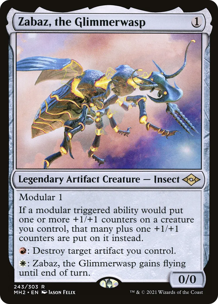 Zabaz, the Glimmerwasp — Modern Horizons 2 — Magic: The Gathering