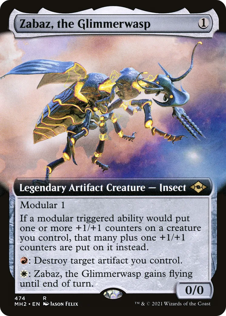 Zabaz, the Glimmerwasp — Modern Horizons 2 — Magic: The Gathering