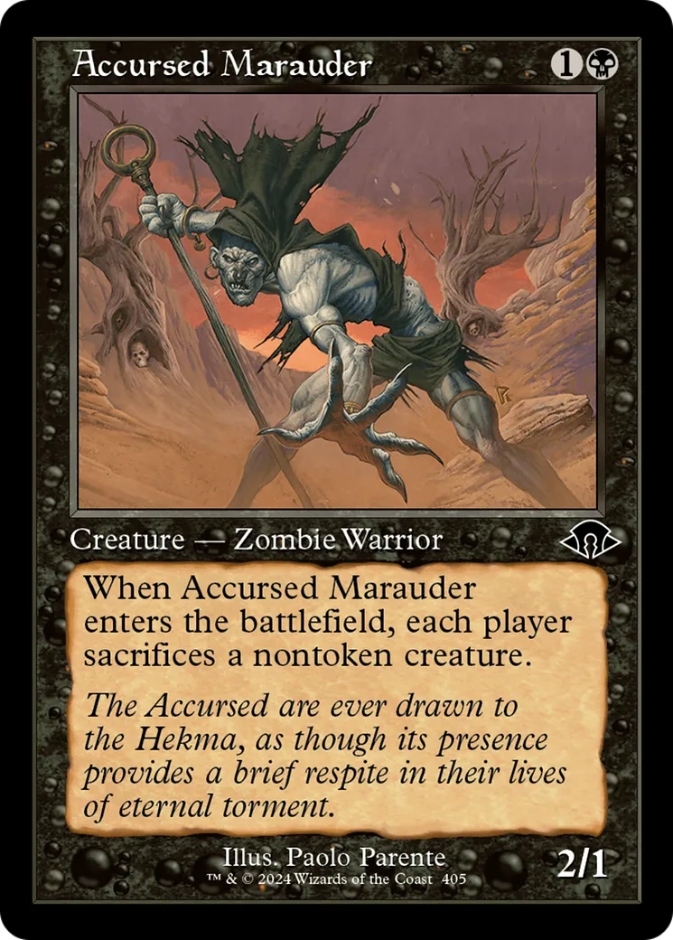 Accursed Marauder from Modern Horizons 3 - Magic: The Gathering
