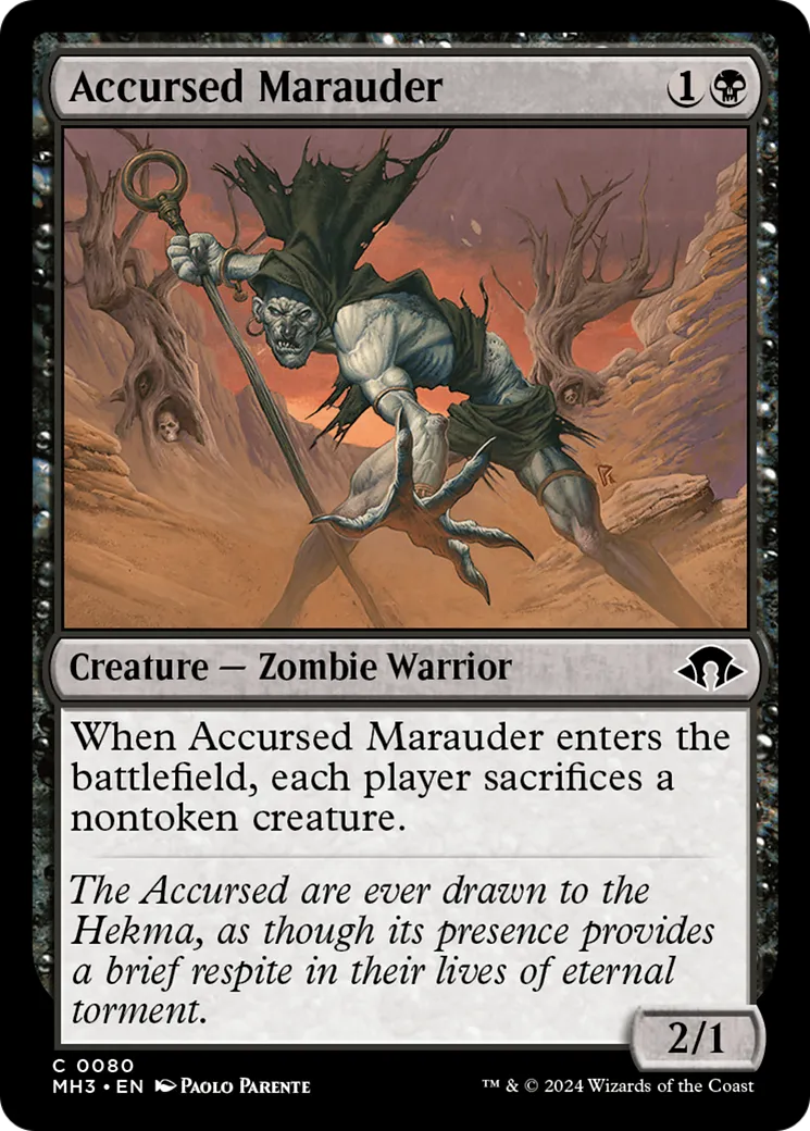 Accursed Marauder — Modern Horizons 3 — Magic: The Gathering
