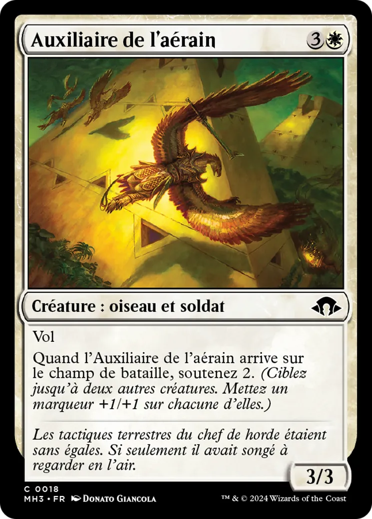 Auxiliaire de l'aérain — Modern Horizons 3 — Magic: The Gathering
