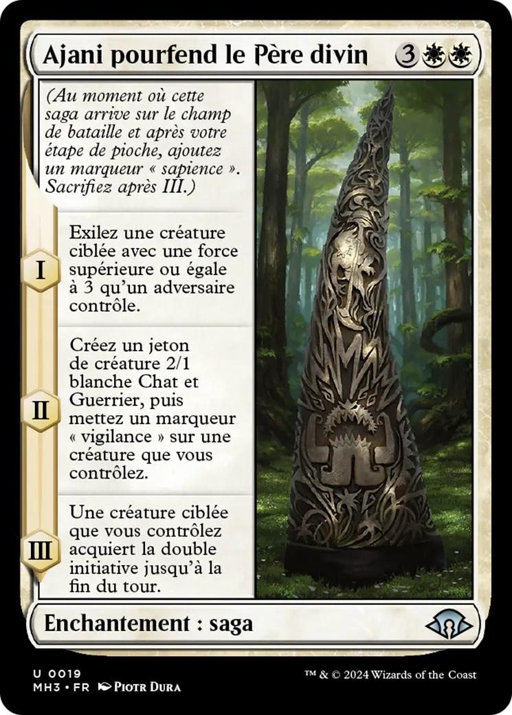 Ajani pourfend le Père divin — Modern Horizons 3 — Magic: The Gathering