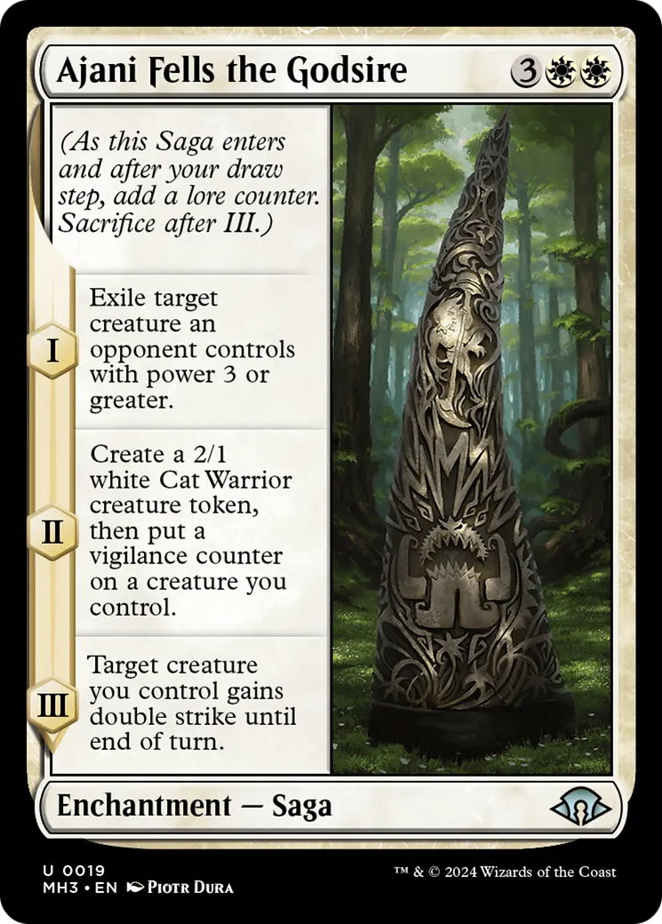 Ajani pourfend le Père divin — Modern Horizons 3 — Magic: The Gathering