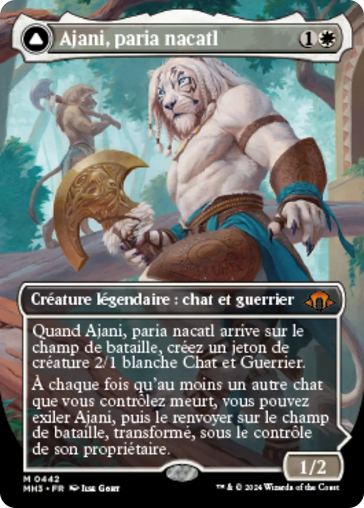 Ajani, paria nacatl // Ajani, vengeur nacatl — Modern Horizons 3 — Magic: The Gathering