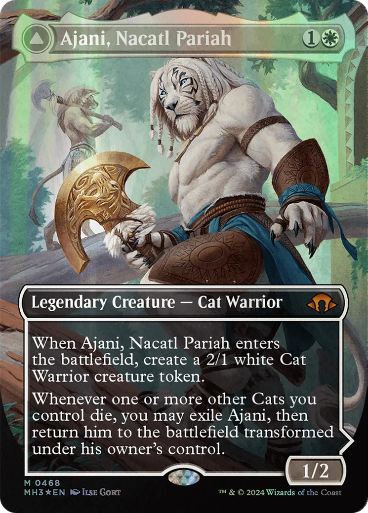 Ajani, paria nacatl // Ajani, vengeur nacatl — Modern Horizons 3 — Magic: The Gathering
