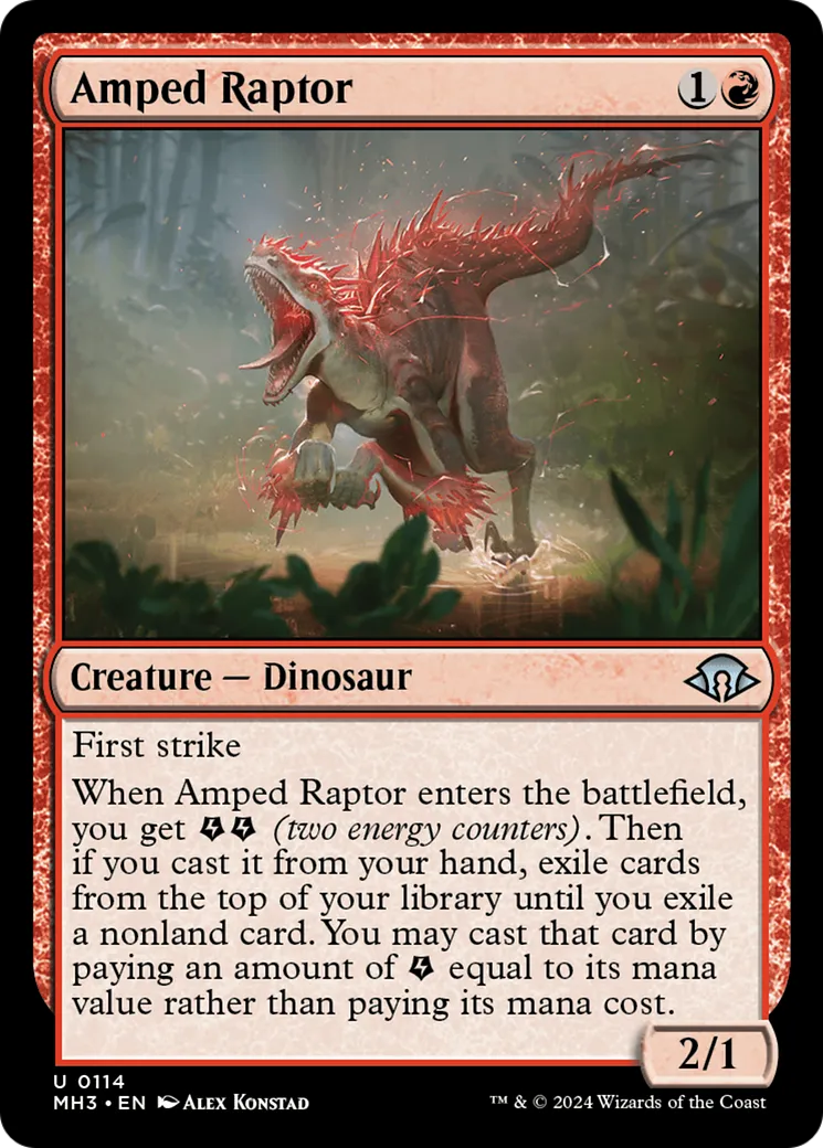 Raptor surexcité — Modern Horizons 3 — Magic: The Gathering
