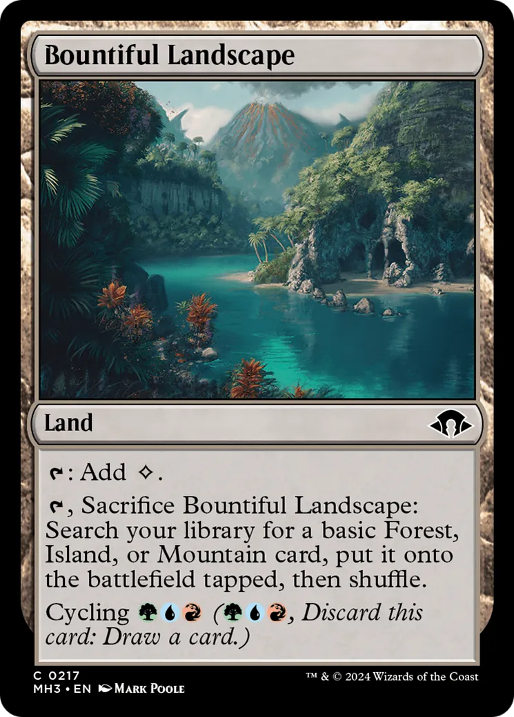 Paysage généreux — Modern Horizons 3 — Magic: The Gathering