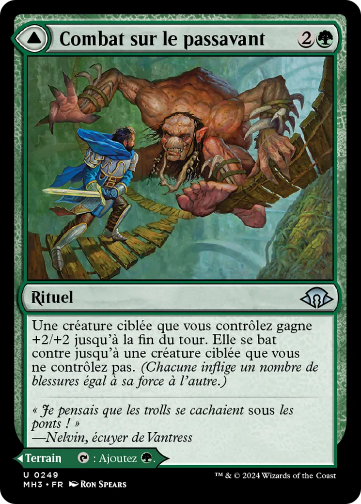 Combat sur le passavant // Passavants du Front de lianes — Modern Horizons 3 — Magic: The Gathering