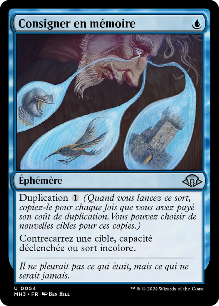 Consigner en mémoire — Modern Horizons 3 — Magic: The Gathering