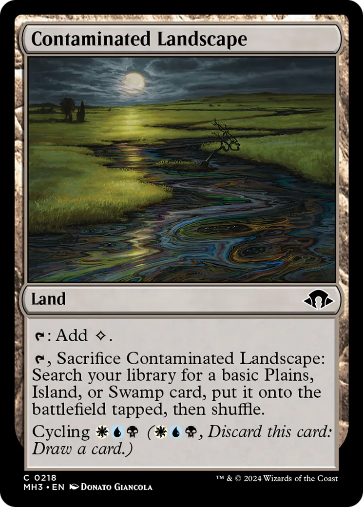 Contaminated Landscape — Modern Horizons 3 — Magic: The Gathering