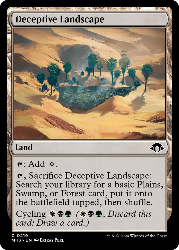 Deceptive Landscape — Modern Horizons 3 — Magic: The Gathering