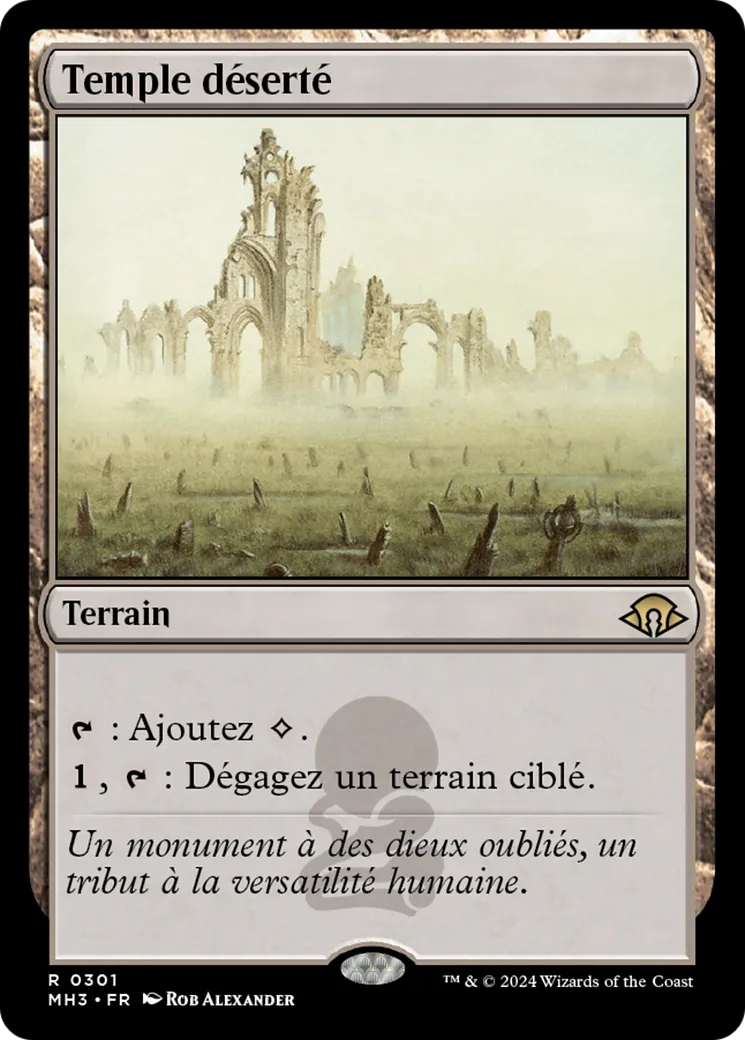 Temple déserté — Modern Horizons 3 — Magic: The Gathering